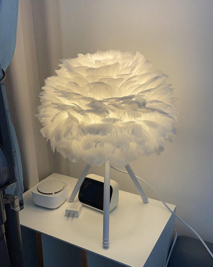 Diff Feather Tripod Table Lamp-DF8014