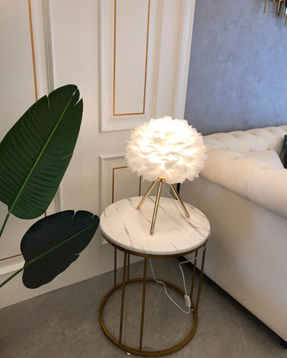 Diff Feather Tripod Table Lamp-DF8014