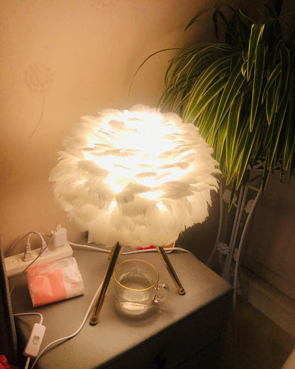 Diff Feather Tripod Table Lamp-DF8014
