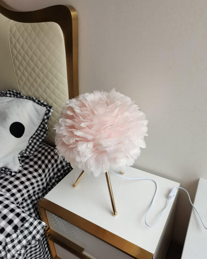 Diff Feather Tripod Table Lamp-DF8014