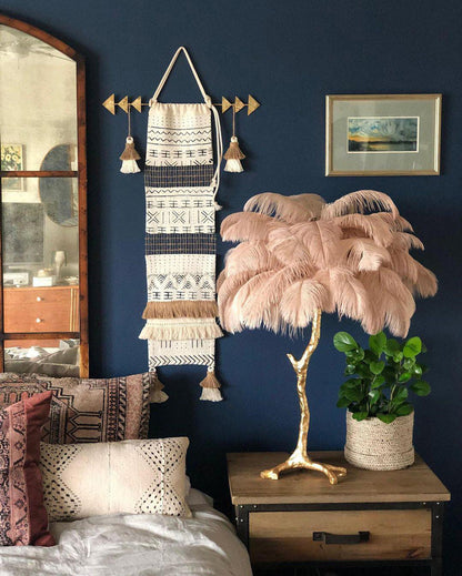 Diff Feather Palm Tree Table Lamp-DF8016