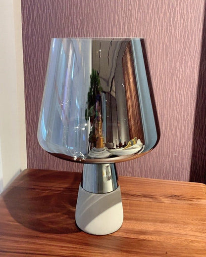 Diff Smoked Glass Table Lamp-DF8018