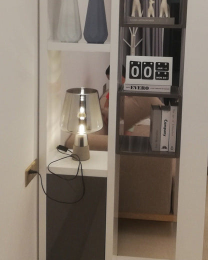 Diff Smoked Glass Table Lamp-DF8018
