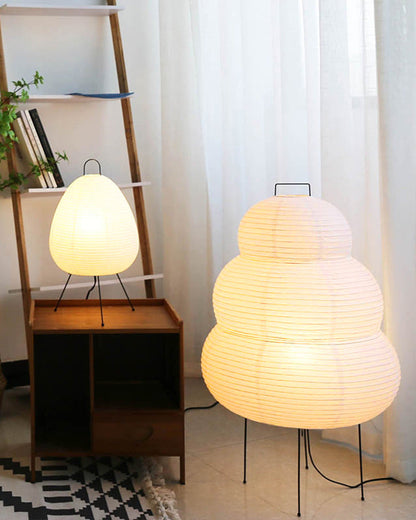 Diff Japanese Tripod Paper Lantern Table Lamp-DF8023