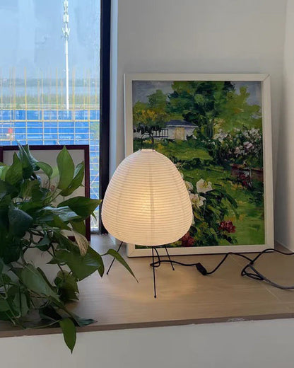 Diff Japanese Tripod Paper Lantern Table Lamp-DF8023