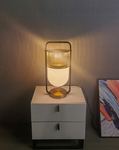 Diff Portable Touch Glass Lantern Table Lamp-DF8026