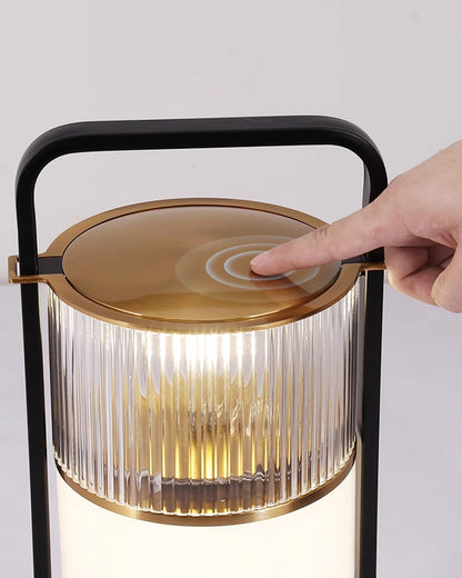 Diff Portable Touch Glass Lantern Table Lamp-DF8026