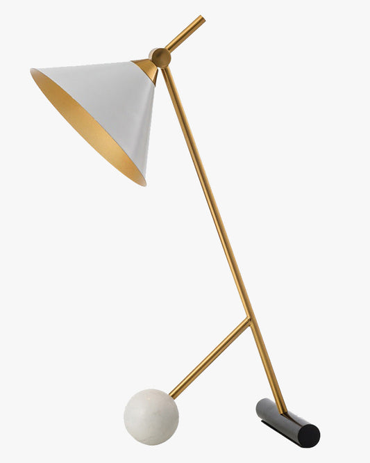 Diff Unique Cone Articulating Marble Desk Lamp-DF8031