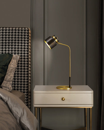 Diff Elegant Arc Brass Reading Desk Lamp-DF8035