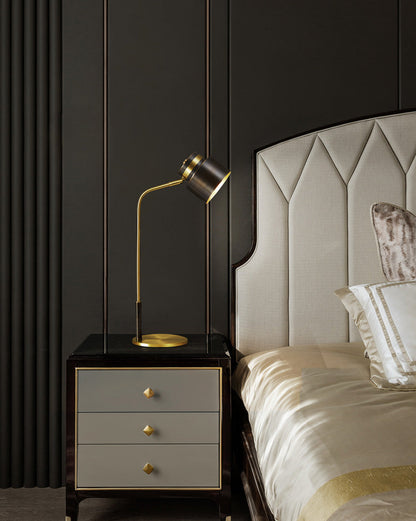 Diff Elegant Arc Brass Reading Desk Lamp-DF8035