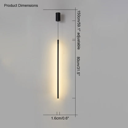 Diff Single Tube Pendant Light for Bedroom-DF2007