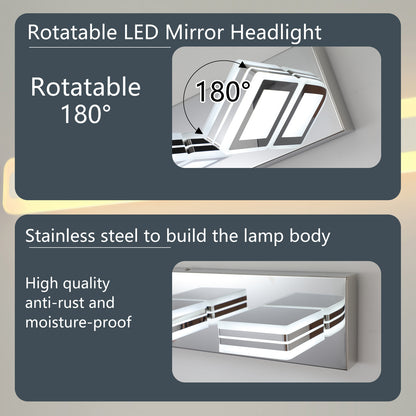 6-Lights Acrylic Modern Chrome Makeup Mirror Light-DG2029