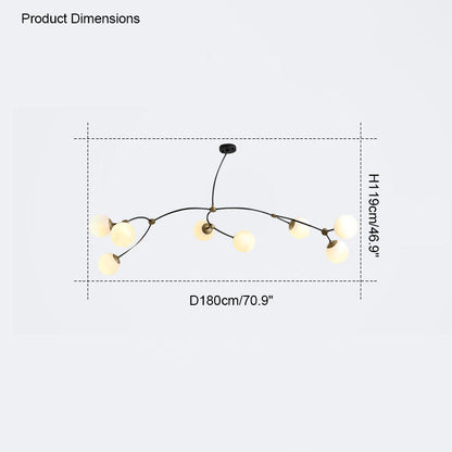 Diff Branching Bubble Chandelier-DF2141