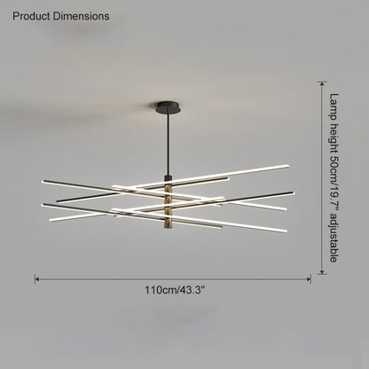 Diff Adjustable Linear Led Chandelier-DF2026