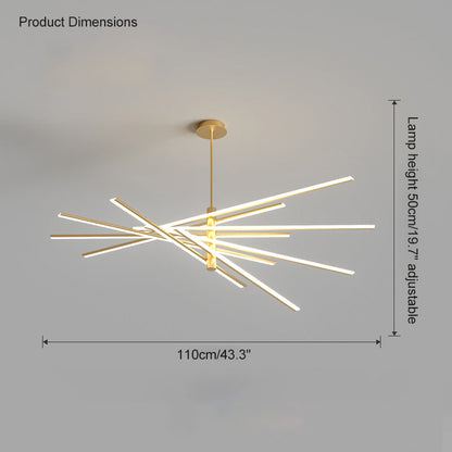 Diff Adjustable Linear Led Chandelier-DF2026