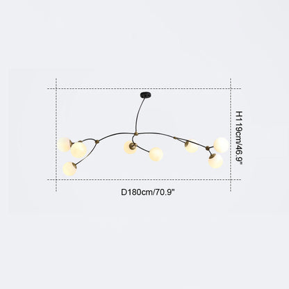 Diff Branching Bubble Chandelier-DF2141