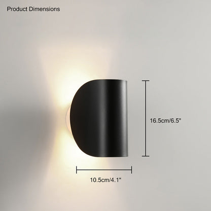 Diff Adjustable Half Shade Wall Sconce-DF6013