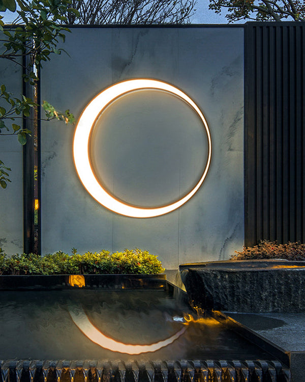 Diff Waning Moon Wall Outdoor Light DF9012