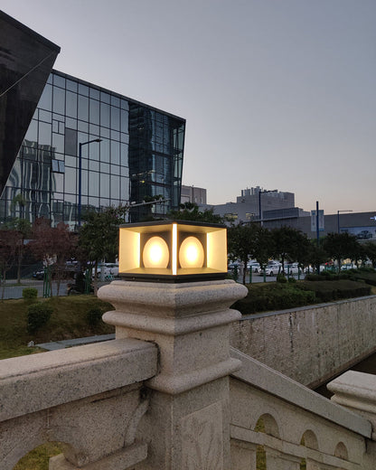 Diff Solar Pillar Outdoor Light-DF9018