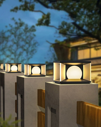 Diff Solar Pillar Outdoor Light-DF9018