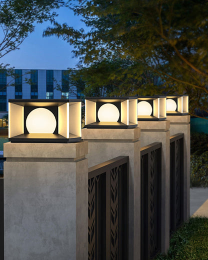 Diff Solar Pillar Outdoor Light-DF9018