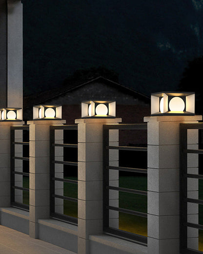 Diff Solar Pillar Outdoor Light-DF9018