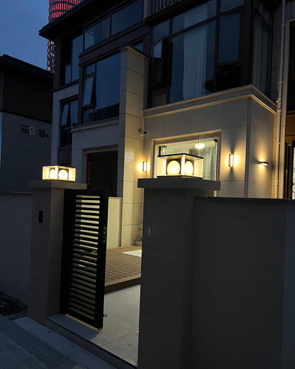 Diff Solar Pillar Outdoor Light-DF9018