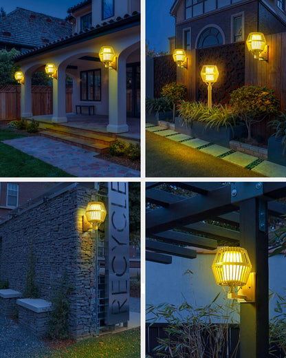 Diff Solar Cage Wall Light Outdoor Light-DF9038
