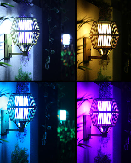 Diff Solar Cage Wall Light Outdoor Light-DF9038