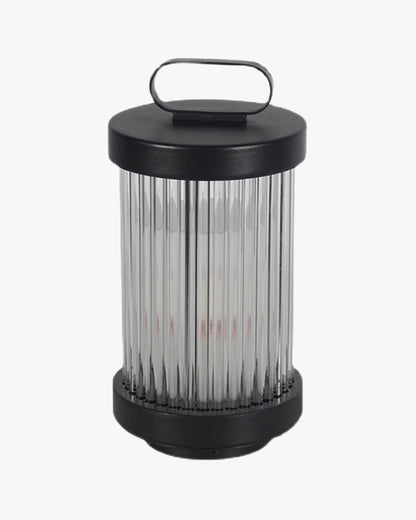 Diff Solar Pleated Glass Lantern Outdoor Light-DF9043