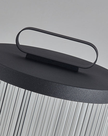 Diff Solar Pleated Glass Lantern Outdoor Light-DF9043