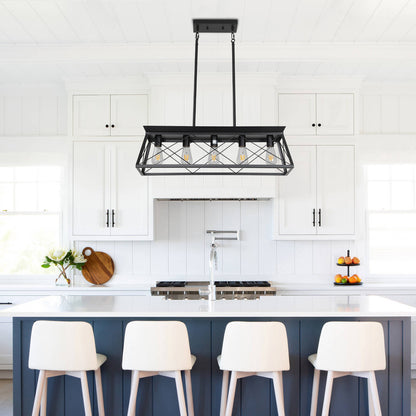 5-Light Farmhouse Chandeliers -DG2004
