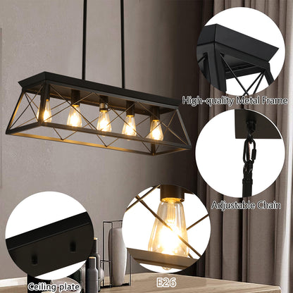 5-Light Farmhouse Chandeliers -DG2004