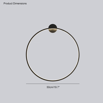 Diff Large Circular Accent Wall Sconce-DF6040