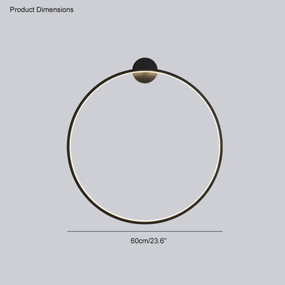 Diff Large Circular Accent Wall Sconce-DF6040