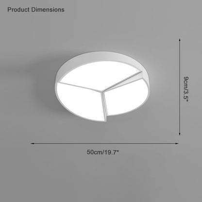 Diff Square/Scalloped Flush Mount Ceiling Light-DF1079