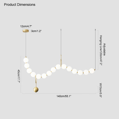 Diff String Pearl Chandelier-DF2102