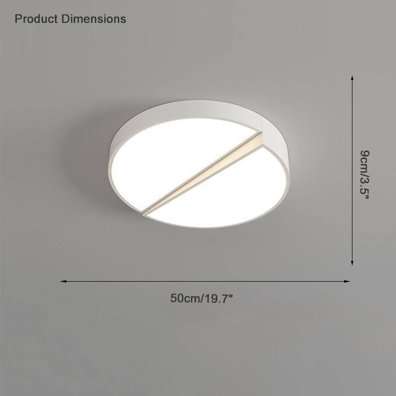 Diff Square/Scalloped Flush Mount Ceiling Light-DF1079