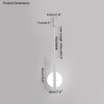 Diff Disc LED Round Pendant Light-DF2138