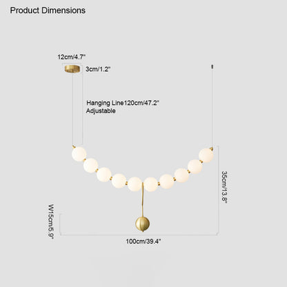 Diff String Pearl Chandelier-DF2102