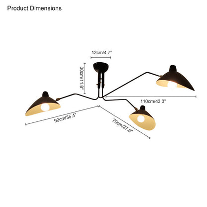 Diff Arms Chandelier-DF2057