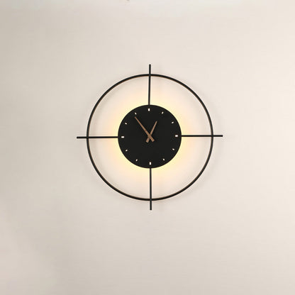 Diff Wall Clock with Led Light-DF6085