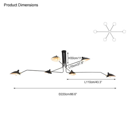 Diff Arms Chandelier-DF2057