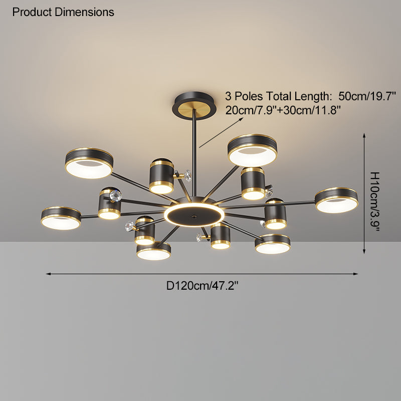 Diff Dimmable Projector Chandelier-DF2169