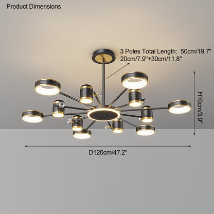 Diff Dimmable Projector Chandelier-DF2169