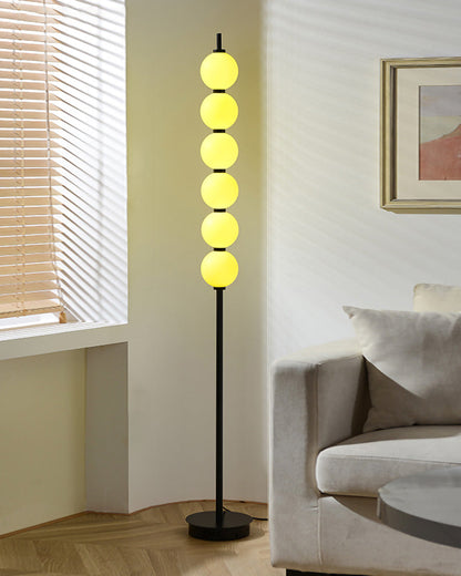 Diff Colorful Stacked Ball Dimmable Corner Floor Lamp-DF7071