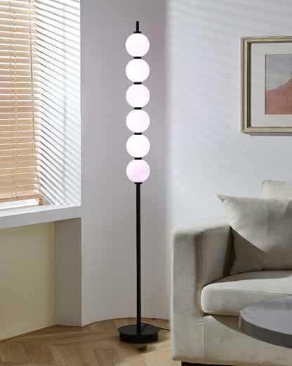 Diff Colorful Stacked Ball Dimmable Corner Floor Lamp-DF7071