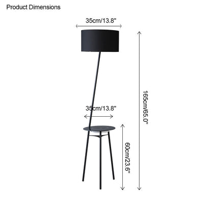 Diff Dimmable Tripod Floor Lamp with Charging Tray-DF7057