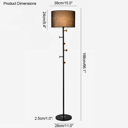 Diff Coat Rack Tree Floor Lamp-DF7065