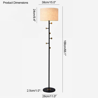 Diff Coat Rack Tree Floor Lamp-DF7065